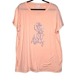 Lularoe Liv Tee The One That Got Away Size 3XL
